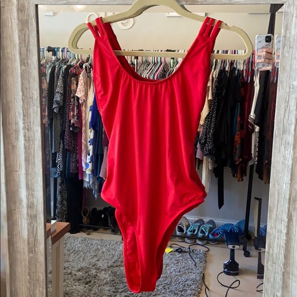 Rescue Me Red One-piece NWOT - Picture 4 of 6